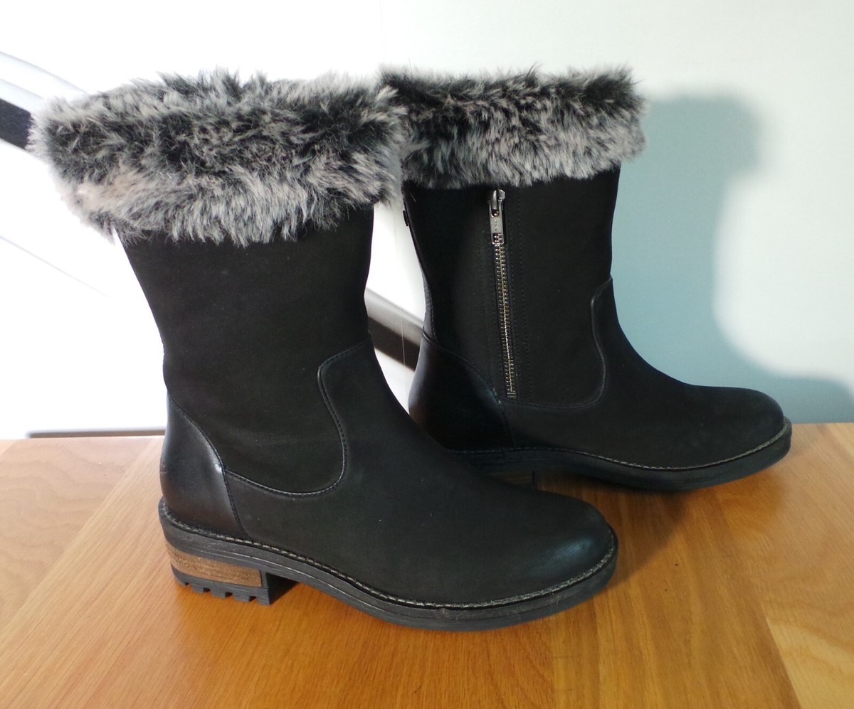 Ladies Boots Superdry Boots Size Superdry Fur Top REAL