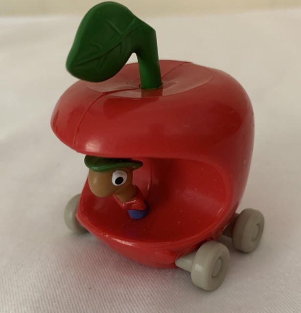 Vintage Busytown Richard Scarry Lowly Worm Apple Car 2 1/2