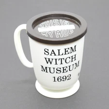 Vintage whirley industries SALEM WITCH MUSEUM 1692 SALEM, MASS. Cup Mug nanco