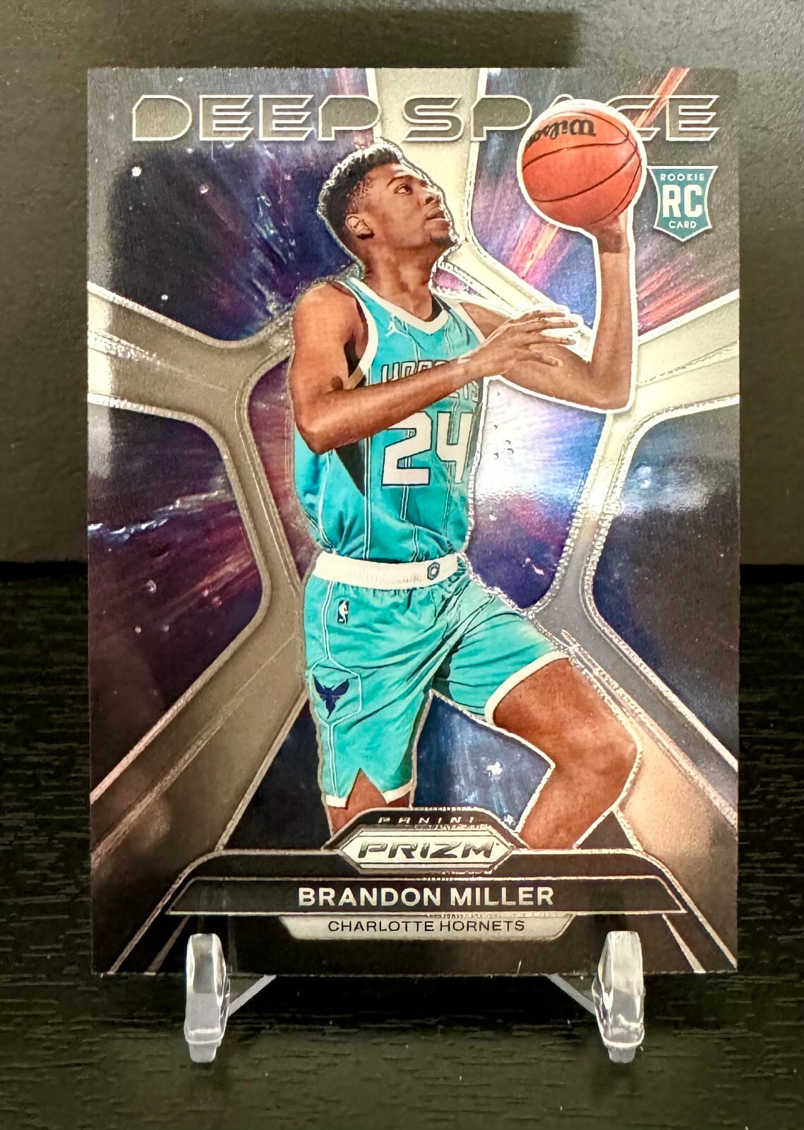 2023-24 Panini Prizm Brandon Miller Deep Space Rookie Insert RC #2 Hornets