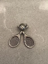 Tennis Racquets & Movable Ball Pendant