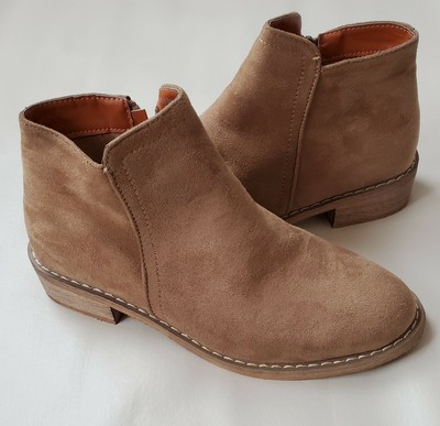 seven7 vegan suede booties