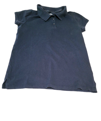Old Navy Shirt Girl XL 14 Navy Blue Polo Short Sleeve School Uniform Lot of 2 - Picture 2 of 5