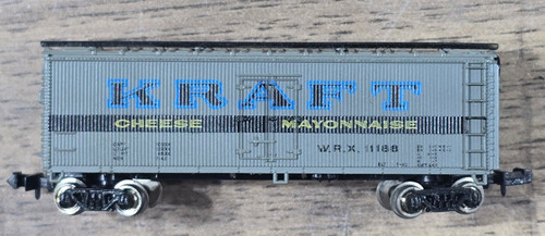 Coche de carga de alimentos escala N Bachmann KRAFT queso y mayonesa frigorífico W.R.X. 11186 | Zustand: Used