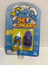 1996 Smurf Miniature with Jet-Ski Vintage