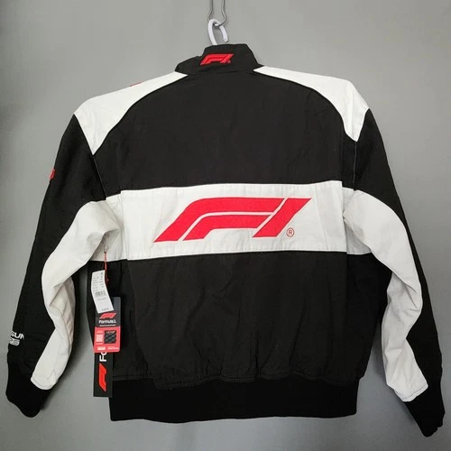 Formula 1 F1 Italia Racing Bomber Jacket Mens Large Black White PacSun NWT image 6