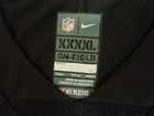 SEWN DEION SANDERS #21 PRIMETIME BALTIMORE RAVENS BLACK NFL GAME FOOTBALL JERSEY — photo 5