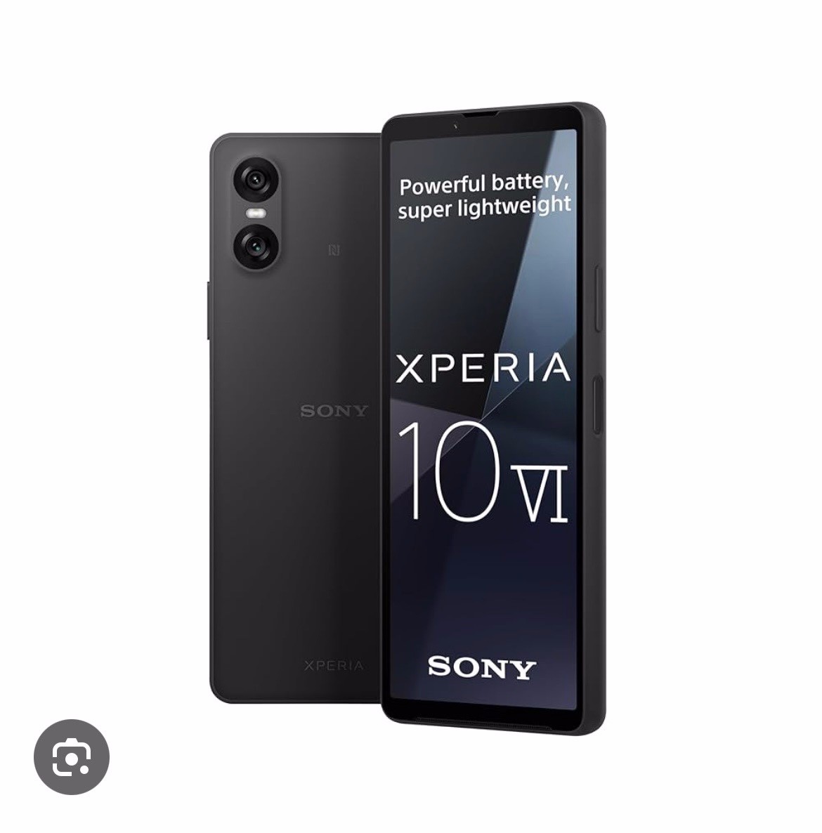 Sony Xperia 10 VI OLED Display with Frame - Black - Spare parts for everyone