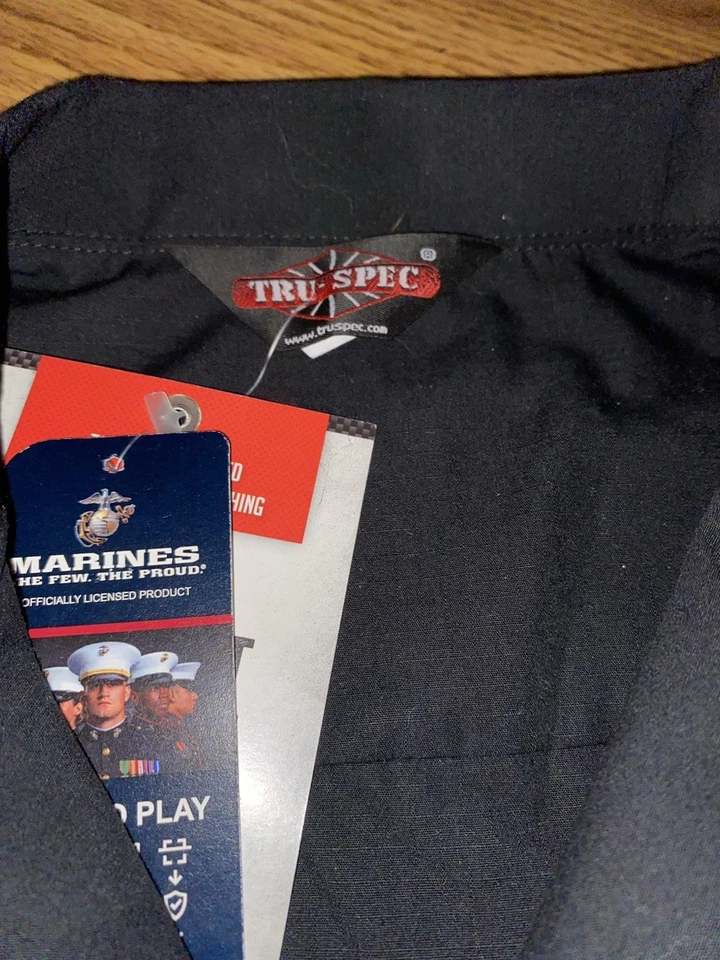 New Tru-Spec 24-7 Series Ultralight Field Shirt Black USMC US Marine Corps XLR - Image 3 of 4