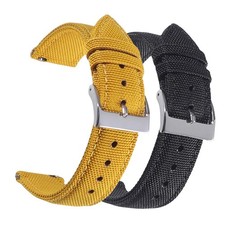 Premium Sailcloth Watch Strap 18mm 19mm 20mm 21mm 22mm 24mm Quick Release