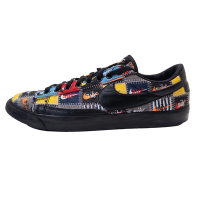 Nike Blazer Low Mens 10.5 Patchwork Black Multi  77 CI9888-001