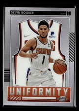 2021-22 Panini Contenders Optic Uniformity Silver #14 Devin Booker Phoenix Suns