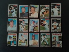 1970 Topps Baseball- 15 Card Lot - Conigliaro, Wilson, Houk, Miller & More - RC