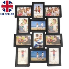 Multi Picture Frame Collage Aperture Photo Frames Holds 12 - 6''x4'' Photos A