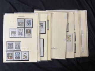 Czechoslovakia Art Thematics on Pages 99p Start All Pictured