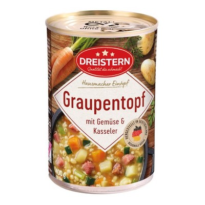 Graupentopf 400g - DREISTERN (6,48 EUR/kg)