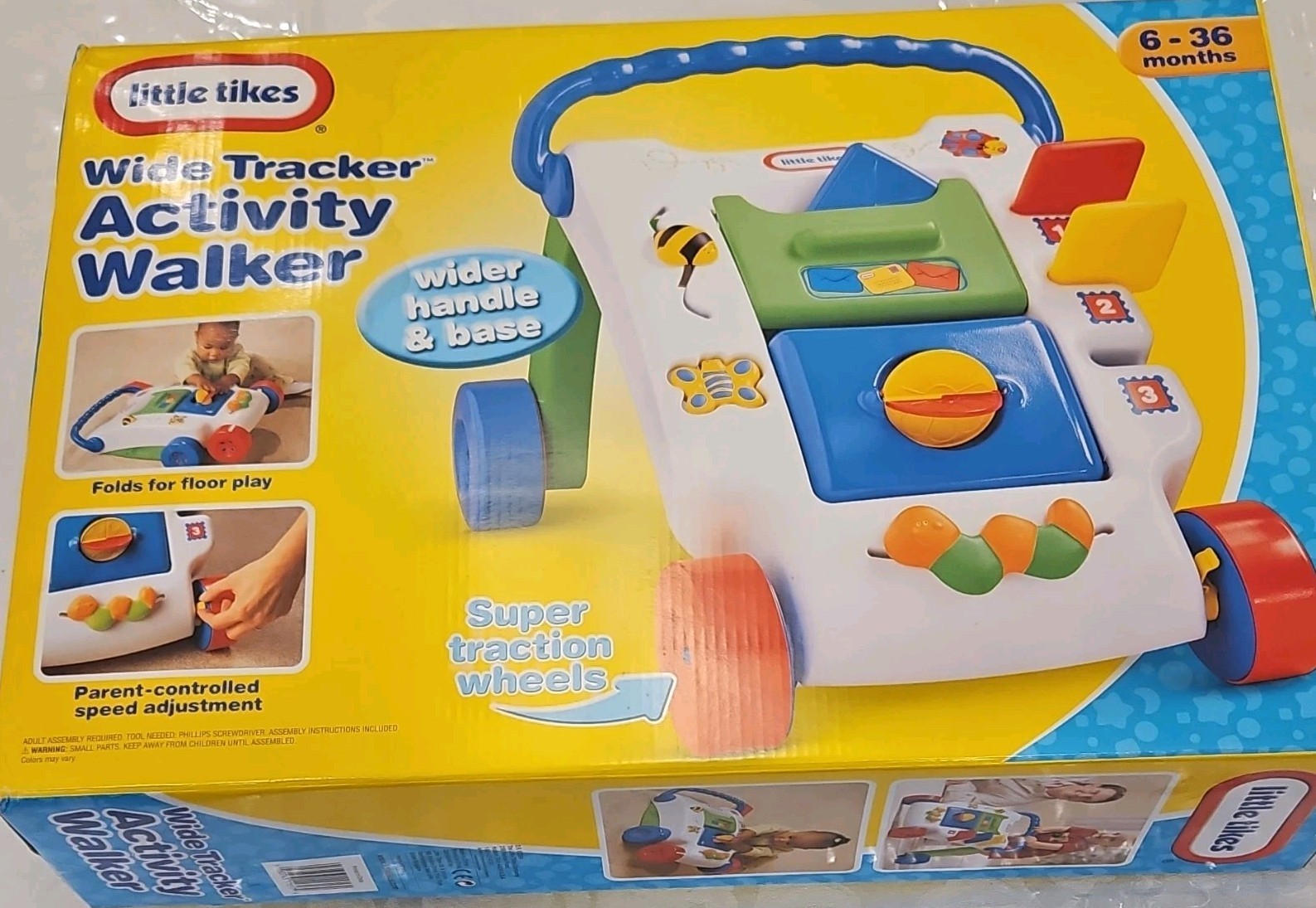 Little Tikes Wide Tracker Activity Walker Housekeeping 6-36 