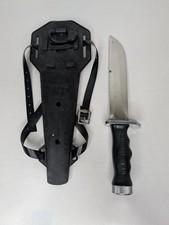 Vintage Aqua Lung Sea Hawk US Divers Stainless Steel Scuba Dive Knife