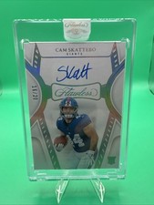 2025 Panini Flawless Cam Skattebo Rookie Debut Signatures /20 On Card Encased RC