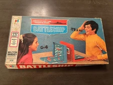 Vtg Complete  Battleship Game 1971 - #4730 Milton Bradley (Nice) Free Shipping