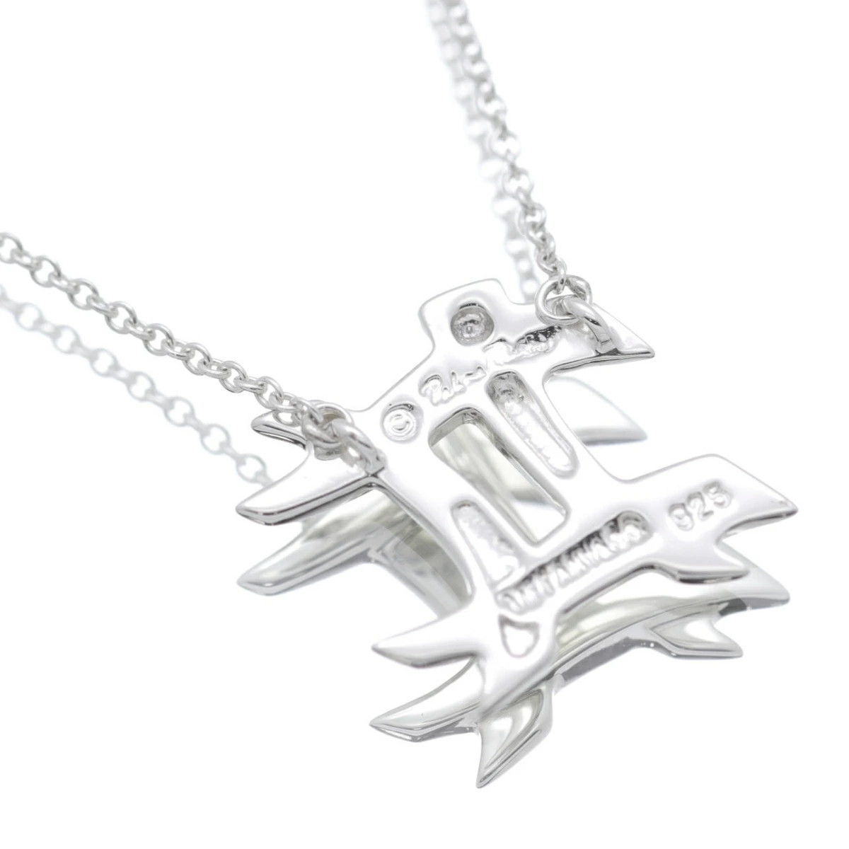 Tiffany & Co. Necklace Paloma Picasso Gemini Motif Pendant Charm Silver Ladies View 4