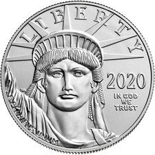 2020 1 oz American Platinum Eagle Coin 2523.20 per troy oz