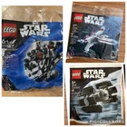 LEGO Star Wars Polybag Lot X3:  X-Wing Starfighter, Tie Advanced & Millennium