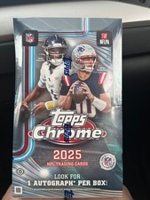 2025 topps chrome football hobby box
