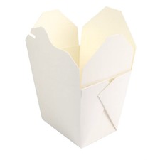 16 oz Paper Take-Out Box, White, 450 pcs 50/9 