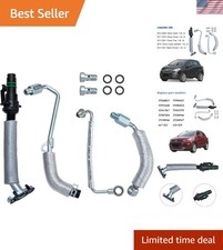 Turbo Oil Return Drain & Feed Pipe Kit - Compatible with Chevy and Buick 1.4L