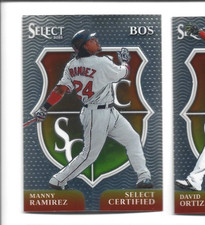 2025 Panini Select Boston Red Sox Manny Ramirez Select Certified card