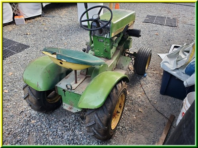 #ad 1965 John Deere 110 Round Fender Billie Bob Loves Charlene $1244.46