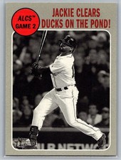 Jackie Clears Ducks on the Pond! 2019 Topps Heritage Game 2 Boston Red Sox #199