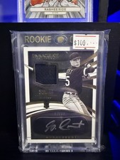 2021 Panini Immaculate Collection - Monochrome Autograph Relics Garrett Crochet 