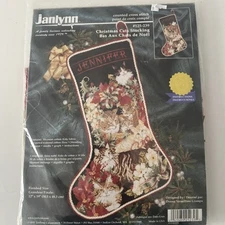 Janlynn Christmas Cats Stocking #125-239 Counted Cross Stitch Kit Giampa NEW 