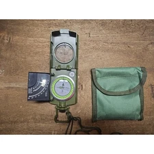 Outdoor Gadgets Professional Metal Compass Sighting Clinometer Waterproof W/ Bag