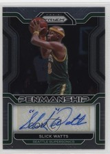 2021-22 Panini Prizm Penmanship Slick Watts #PM-SWT Auto 2s2