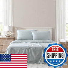 1888 Mills Easy Eco 3Pc Sheet Set 100 Bleach Safe Benzoyl Peroxide Resistant
