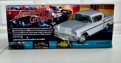 Ertl American Graffiti 1958 Impala 1:18 Diecast NEW In Box w/ Dice