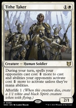 Magic/MTG Tithe Taker WOC-80 Rare Englisch Neu