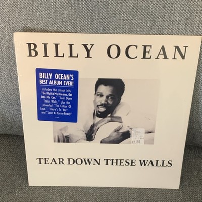 Billy Ocean Tear Down These Walls LP Arista 7822-18495-1 Vinyl Pop Album Sealed
