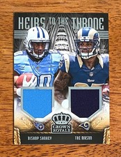 Sankey / Mason 2014 Crown Royale Heirs to the Throne Dual Jerseys 118/399 Titans