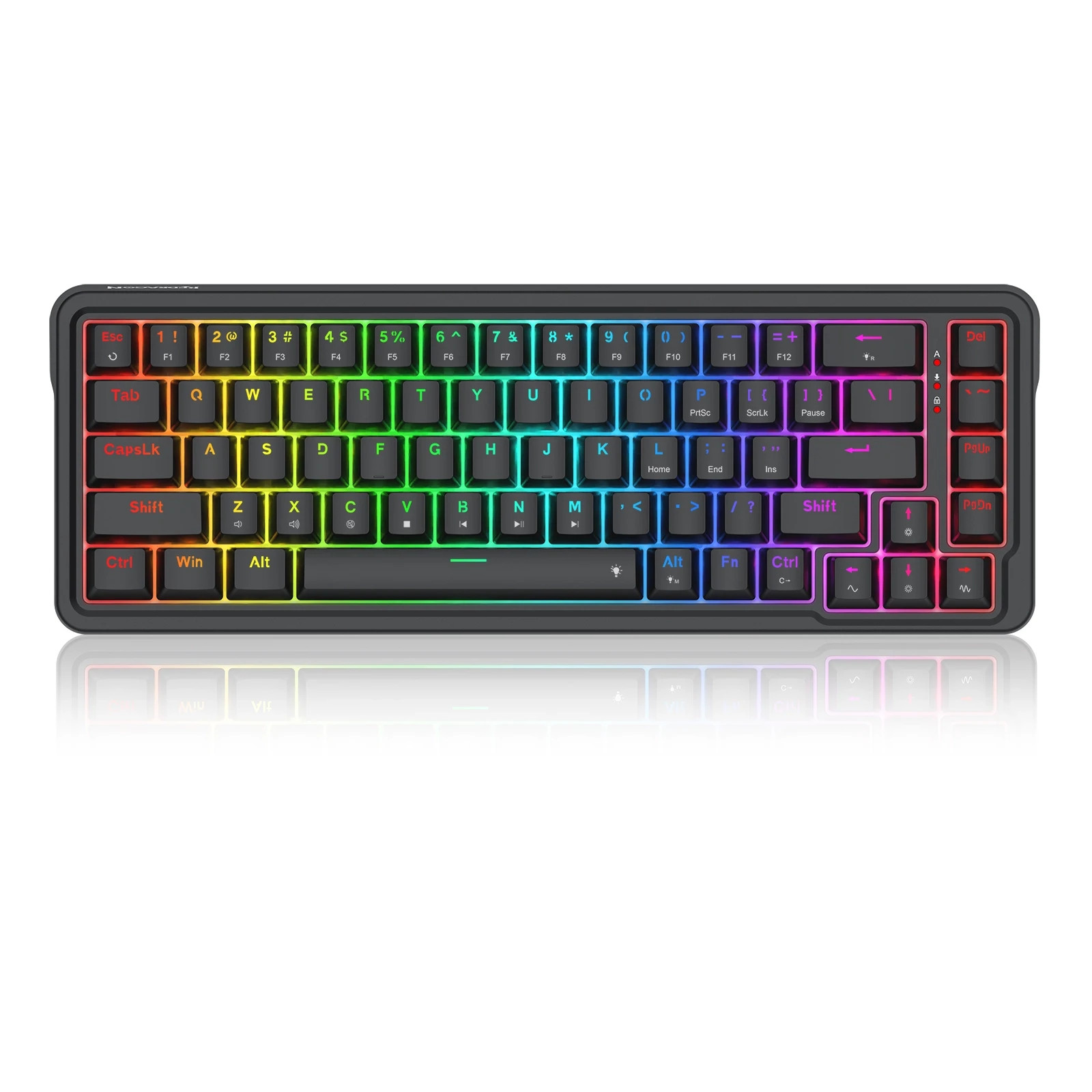 Clavier gaming mécanique Redragon Nova K709 noir pour éliminer les fautes de frappe