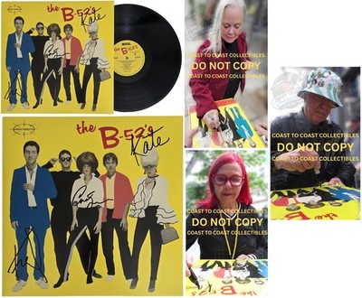 The B-52s Band Signed Album COA Proof Autographed Vinyl Record Fred,Cindy,Kate