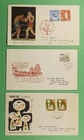 DR WHO 1950S JAPAN 3 FDC R71698