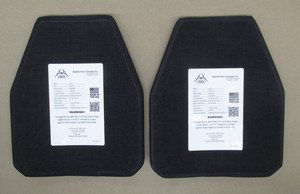 (2) Applied Fiber Concepts 10x12 Shooter Cut Curved Plates Rated to 7.62x39
