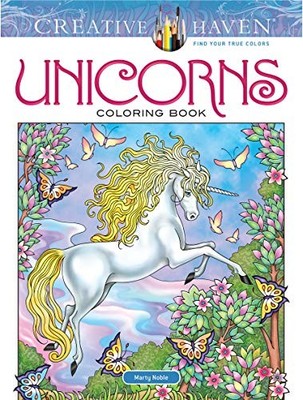 Creative Haven Unicorns Coloring Book by Marty Noble 9780486814933 NEW