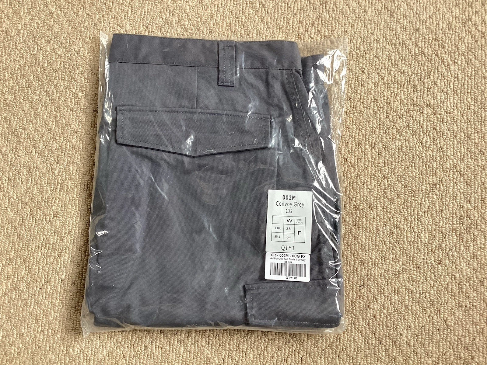 Russell Convoy Grey Twill Shorts