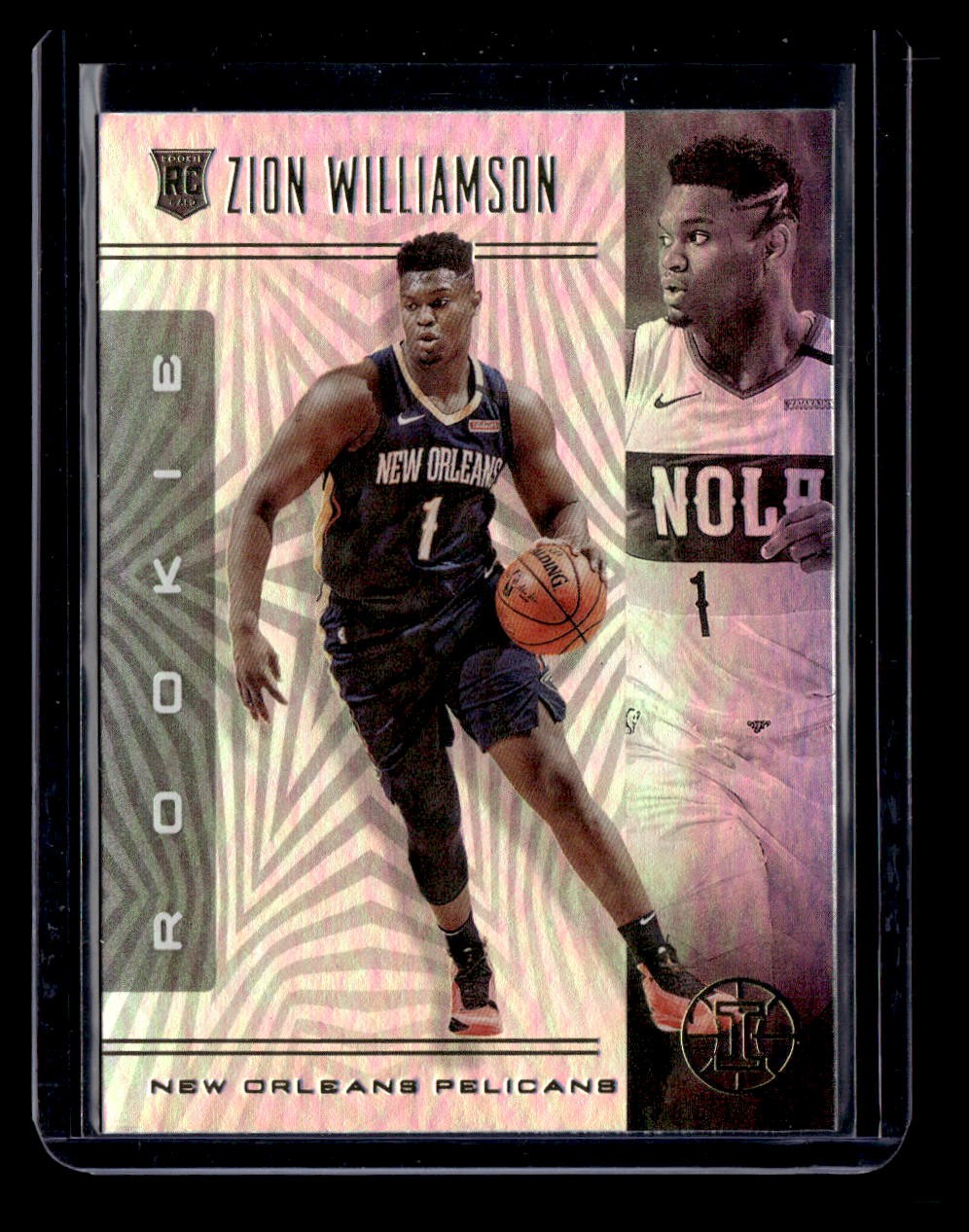 2019-20 Panini Illusions #151 Zion Williamson Rookie JH01