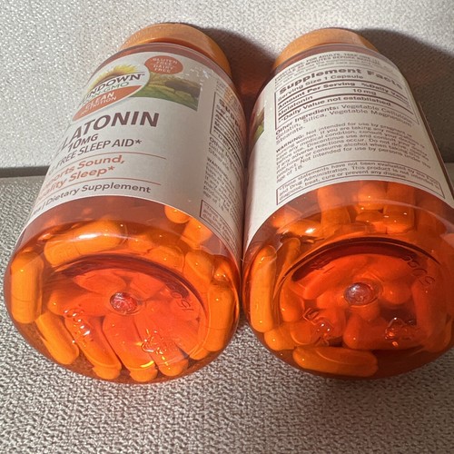 2 Sundown Melatonin 10 mg 90 capsules (180 Total) Drug Free Sleep Aid Exp 7/25 - Picture 6 of 7